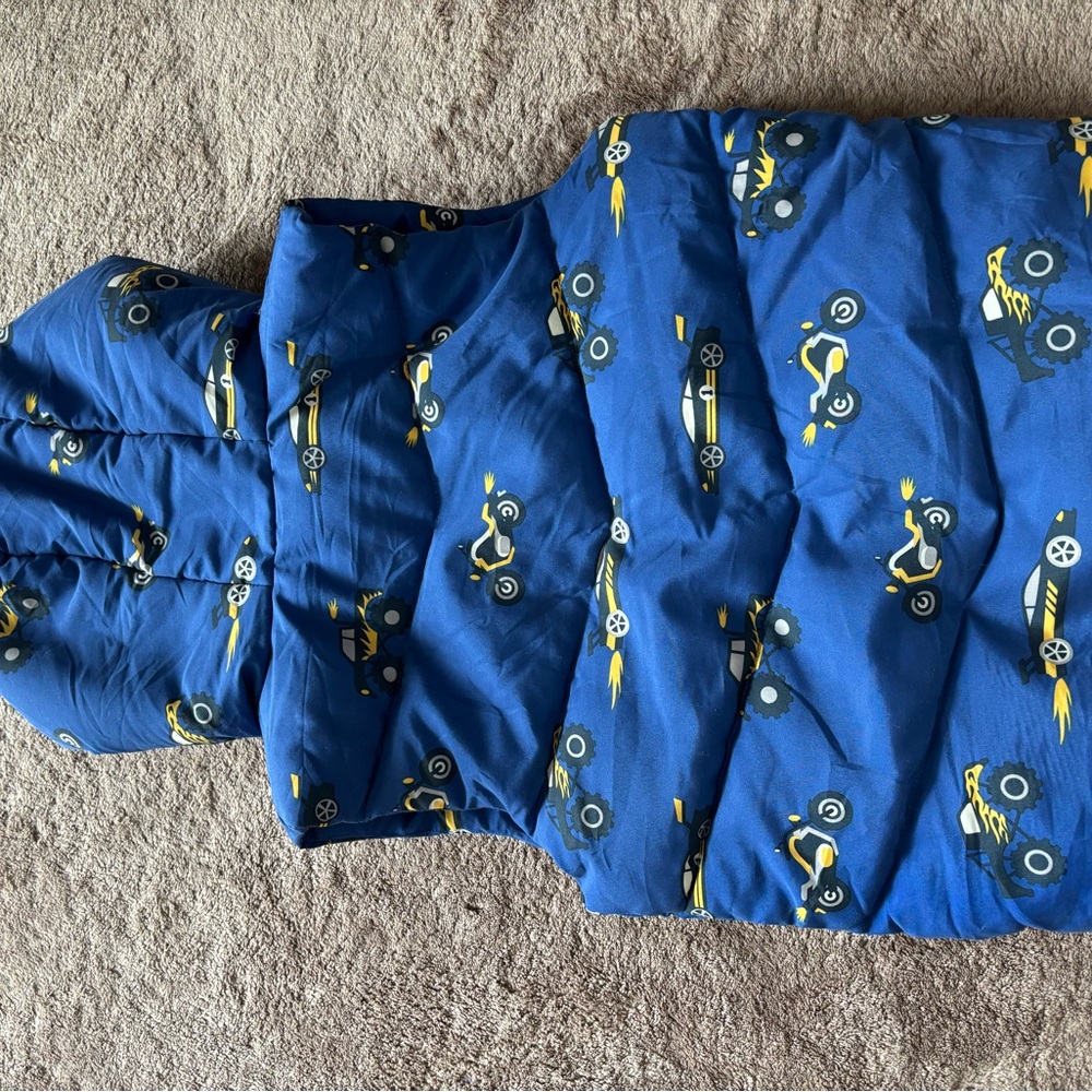 Primark Black Jacket with Blue Accents
